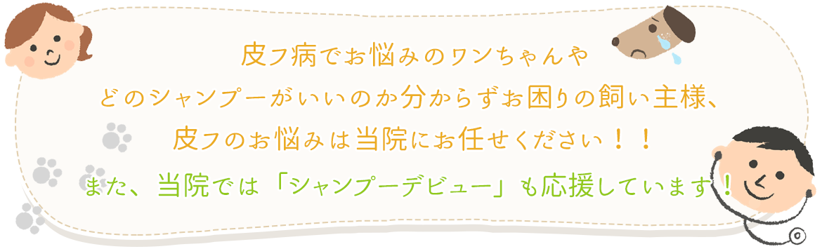 シャンプーデビューも応援しています！